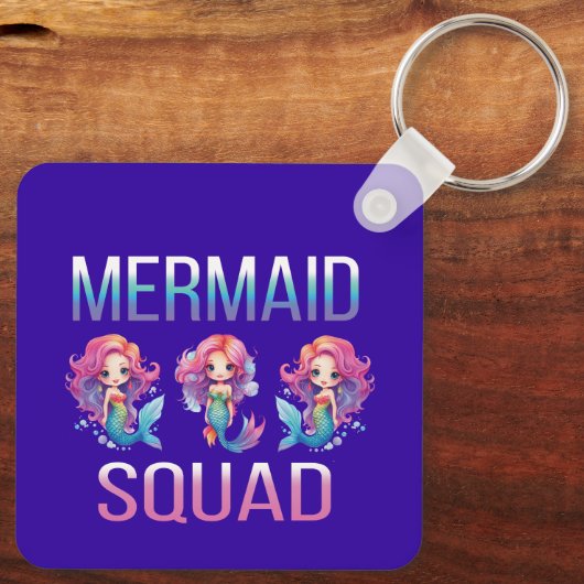 Mermaid Squad Schlüsselanhänger (Rückseite)