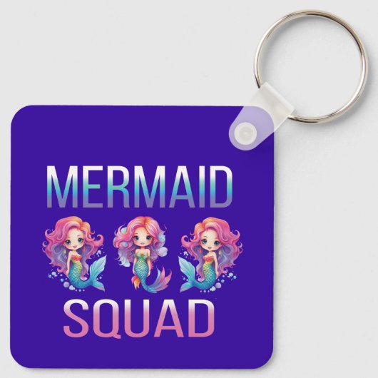 Mermaid Squad Schlüsselanhänger (Rückseite)