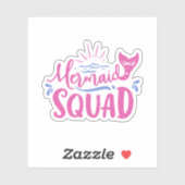 Mermaid Squad Sticker (Blatt)