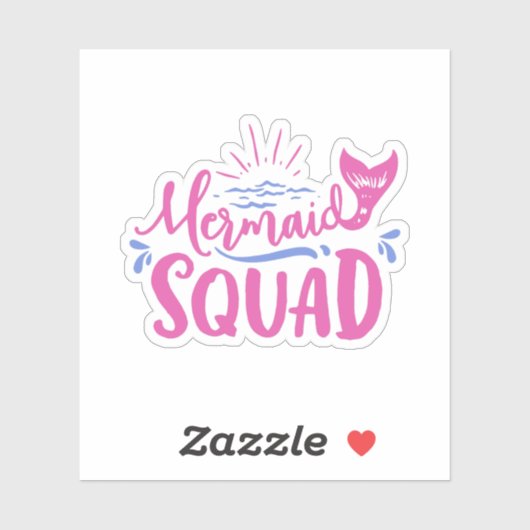Mermaid Squad Sticker (Blatt)