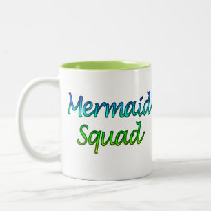 Mermaid Squad Zweifarbige Tasse