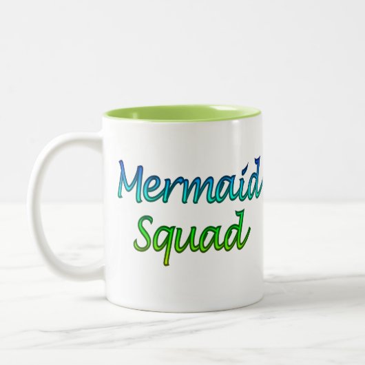 Mermaid Squad Zweifarbige Tasse (Links)