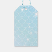Mermaid Starfish Geburtstagsparty Danke Tags Geschenkanhänger (Rückseite)
