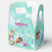 Mermaid Starfish Niedlich Personal Dark Hair Geschenkschachtel (Geöffnet)