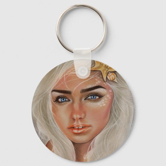 Mermaid Starfish Schlüsselanhänger (Vorderseite)