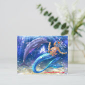 mermaid, starseedhawaii.com postkarte (Stehend Vorderseite)