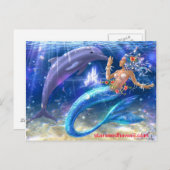 mermaid, starseedhawaii.com postkarte (Vorne/Hinten)