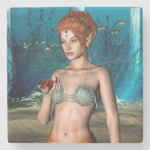 Mermaid Steinuntersetzer