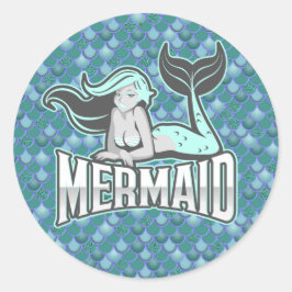 MERMAID STICKER girl""