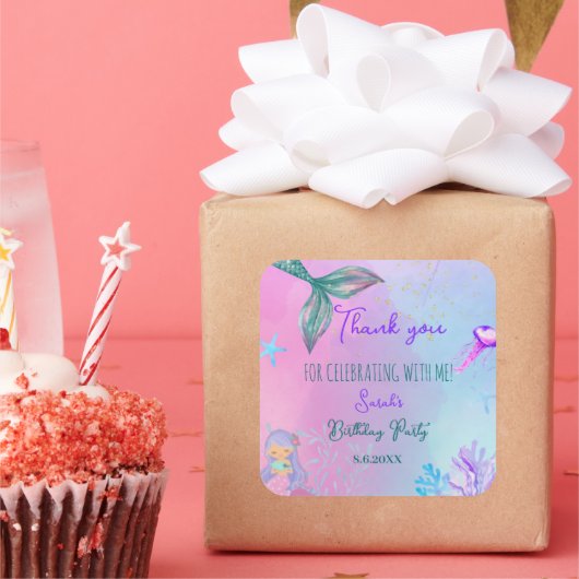 Mermaid Stickers (Party)