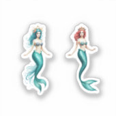 Mermaid Stiker Aufkleber (Vorderseite)