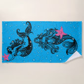 Mermaid Strandtuch (Vorderseite)