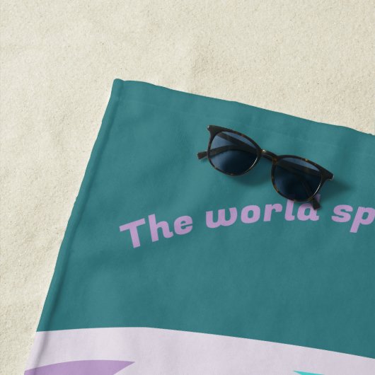 Mermaid Strandtuch (Beispiel)