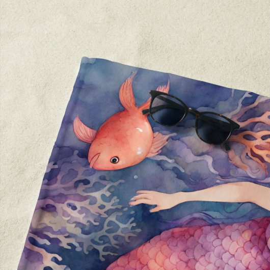 Mermaid Strandtuch (Beispiel)