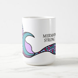 Mermaid Strong Mermaid Schwanz Kaffeetasse