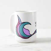 Mermaid Strong Mermaid Schwanz Kaffeetasse (Vorderseite Links)