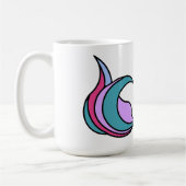 Mermaid Strong Mermaid Schwanz Kaffeetasse (Links)
