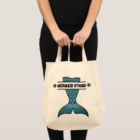 Mermaid Strong-Tasche Tragetasche (Vorderseite (Produkt))