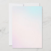 Mermaid Summer Pool 1. Geburtstag Party Dankeskarte (Rückseite)