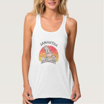 Mermaid Sunset Name White