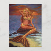 Mermaid Sunset - Postkarte (Vorderseite)