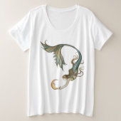 Mermaid T - Shirt Deep Sea Moon von Molly Harrison (Design vorne)