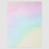 Mermaid Tail Teal Pink Girly Birthday Seidenpapier (Vorderseite)