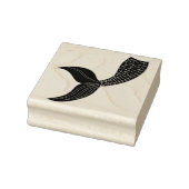 Mermaid Tail Wooden Art Stamp Gummistempel (Stempel)