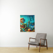 Mermaid Tapestry Wandteppich (Beispiel)