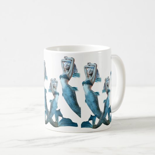 Mermaid-Tasse Kaffeetasse (VorderseiteRechts)