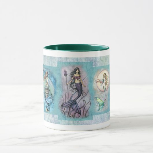 Mermaid-Tasse von Molly Harrison Tasse (Zentrum)