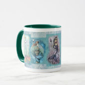 Mermaid-Tasse von Molly Harrison Tasse (Vorderseite Links)