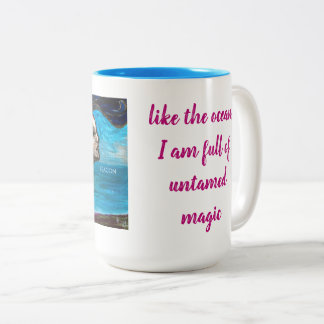 Mermaid-Tasse Zweifarbige Tasse