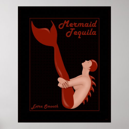 Mermaid Tequila Poster (Vorne)