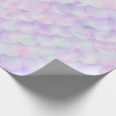 Mermaid Thema lila rosa BIRTHDAY WEDING WRAP Geschenkpapier (Ecke)