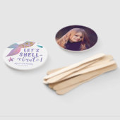 Mermaid Theme Birthday Party Foto Fächer (Non-assembled)