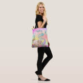 Mermaid Theme Niedlich Rainbow Tote Bag Tasche (Am Model)