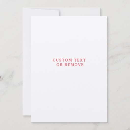 Mermaid Theme Personalisiert Kindergeburtstag Part Einladung (Rückseite)