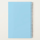 Mermaid Theme Personalisiert Organizer Journal Notizblock (Rückseite)