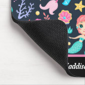 Mermaid Themed benutzerdefinierbar Mousepad (Ecke)