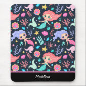 Mermaid Themed benutzerdefinierbar Mousepad (Vorne)