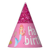 Mermaid Themed Birthday Bash Party Partyhütchen (Links)