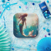 Mermaid-Themenpartei Zollpapiere-Teller Pappteller (Party)