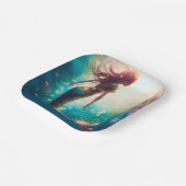 Mermaid-Themenpartei Zollpapiere-Teller Pappteller (Gewinkelt)