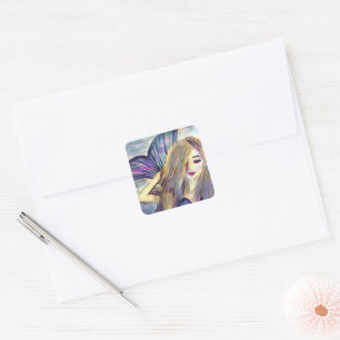 Mermaid-Themenparty individuelle Aufkleber