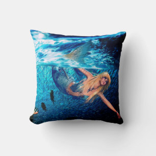 Mermaid Throw Kissen