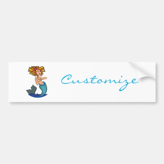 Mermaid Thunder_Cove Autoaufkleber (Vorne)