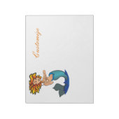 Mermaid Thunder_Cove Journal Notizblock (Rotiert)