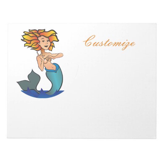 Mermaid Thunder_Cove Journal Notizblock (Vorderseite)