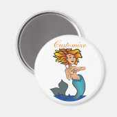 Mermaid Thunder_Cove Magnet (Vorderseite/Rückseite)